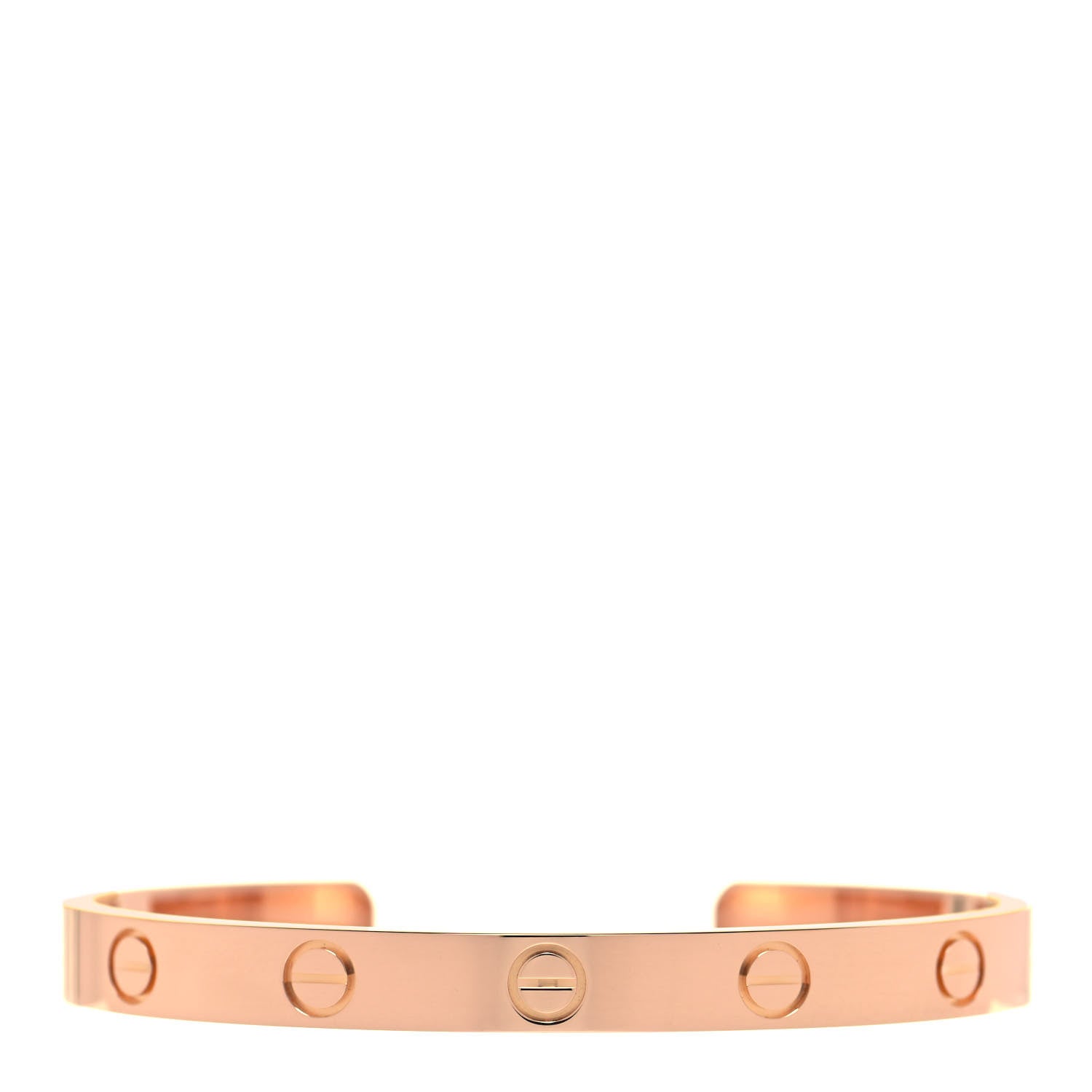 Cartier 18K Pink Gold LOVE Cuff Bracelet 16 1 of 4