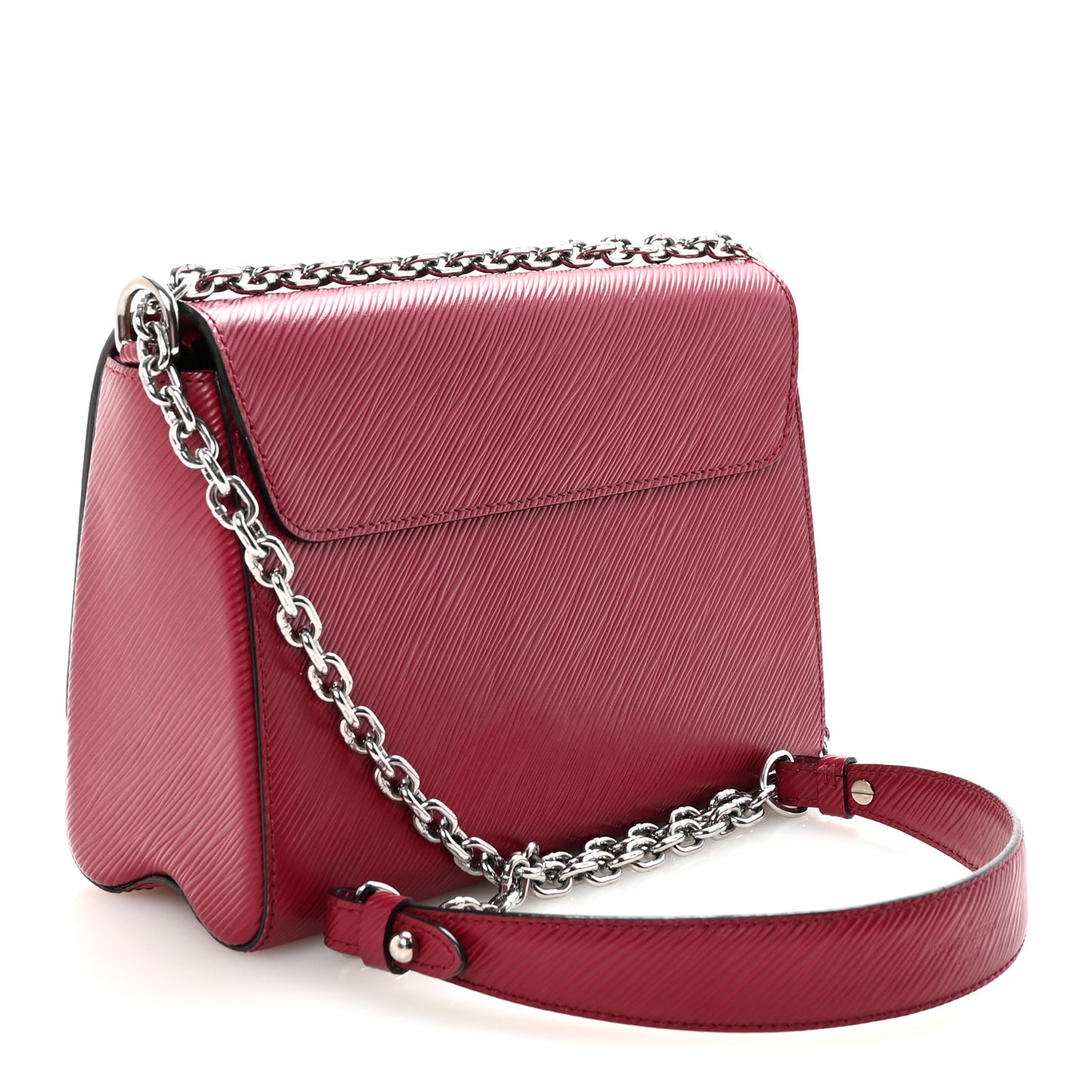 Epi Twist Shoulder Bag MM Fuchsia