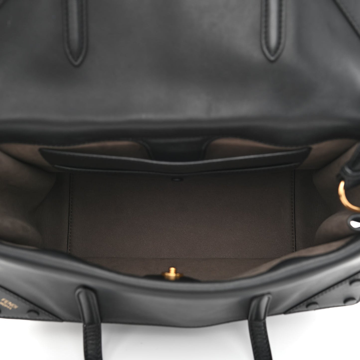 Vitello Grace Matte Large Flip Tote Black