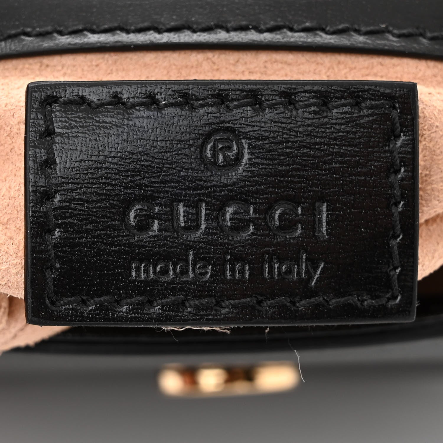 Gucci Boarded Dyana Lux Nano Bamboo 1947 Top Handle Chain Bag Black 6 of 10