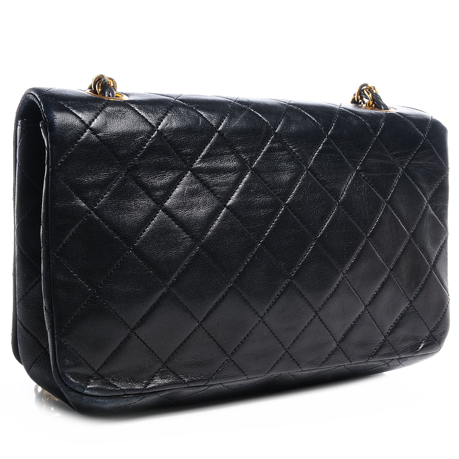 Chanel Lambskin Small Single Flap Bag Black 3 of 9