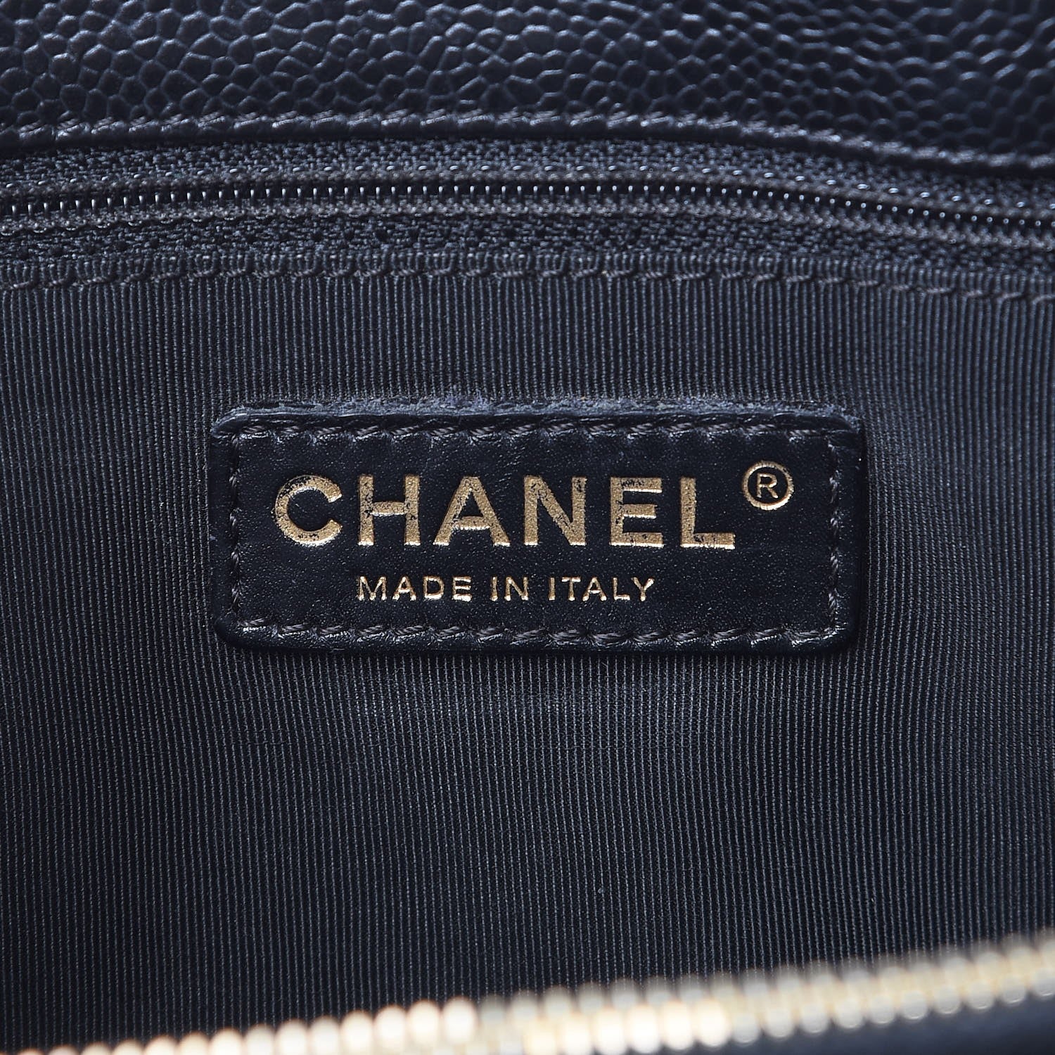 Chanel Caviar Quilted Grand Shopping Tote GST Black 6 of 14