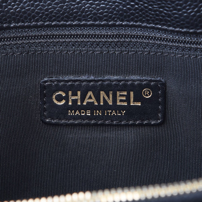 Chanel Caviar Quilted Grand Shopping Tote GST Black 6 of 14