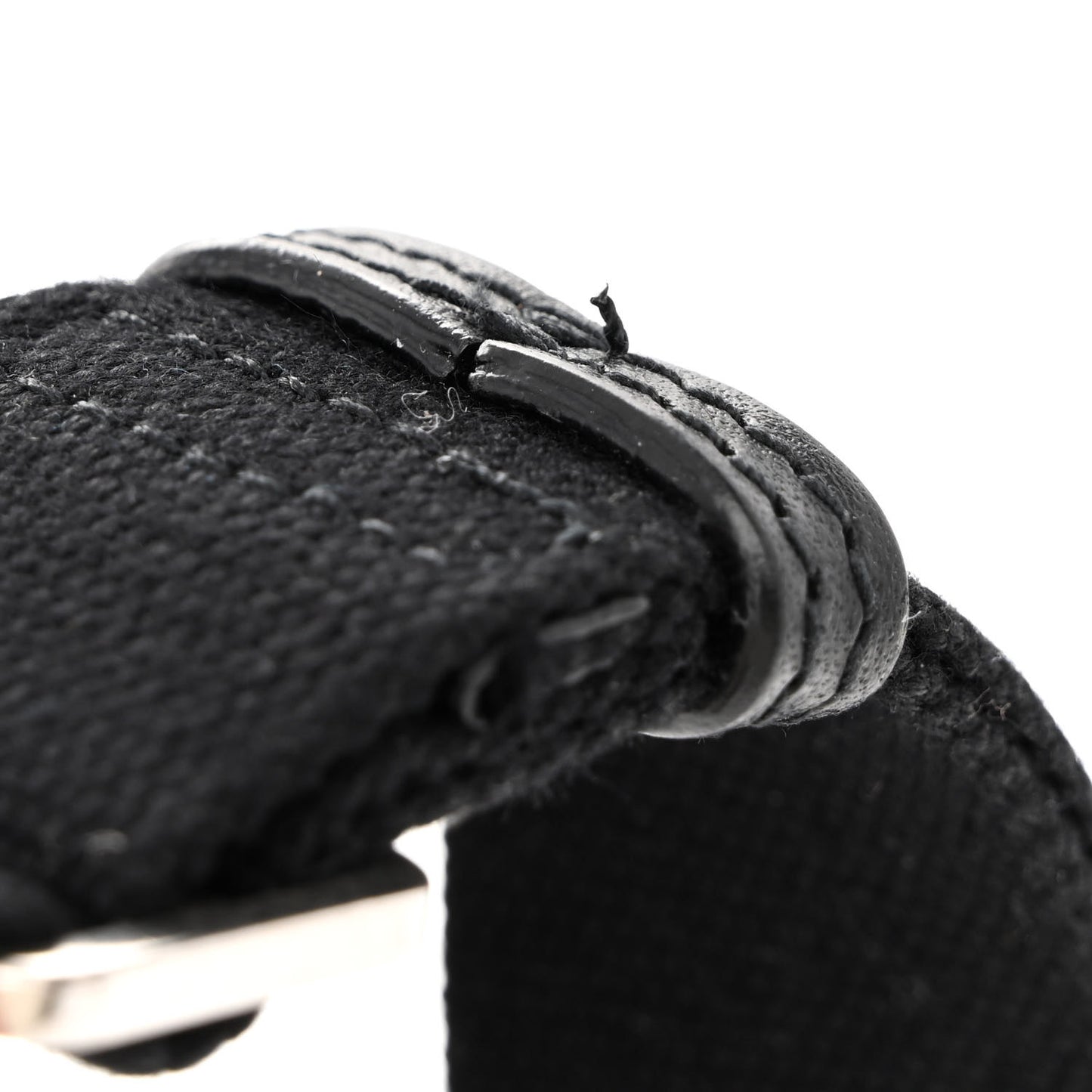 Canvas Classic Belt Bag Black White
