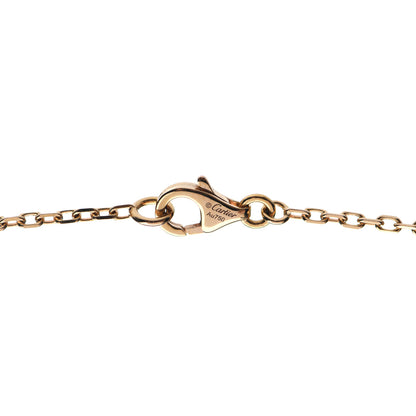 Cartier 18K Pink White Yellow Gold Diamond Trinity Pendant Necklace 4 of 5