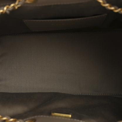 Chanel Suede Quilted Small Chanel 25 Handbag Dark Grey 5 of 12