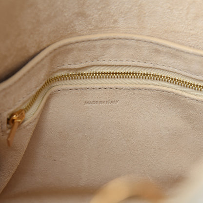 Celine Soft Grained Calfskin Small Sangle Bucket Bag Vanilla 7 of 10