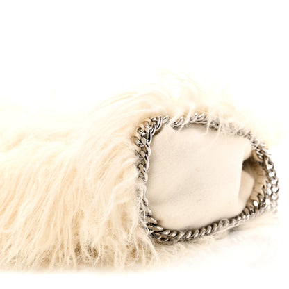 Stella McCartney Eco Fur Mini Falabella Tote Ivory 9 of 9