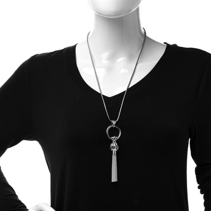 Tiffany Sterling Silver Tassel Necklace 2 of 4