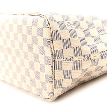 Louis Vuitton Damier Azur Neo Neverfull MM Rose Ballerine 9 of 10