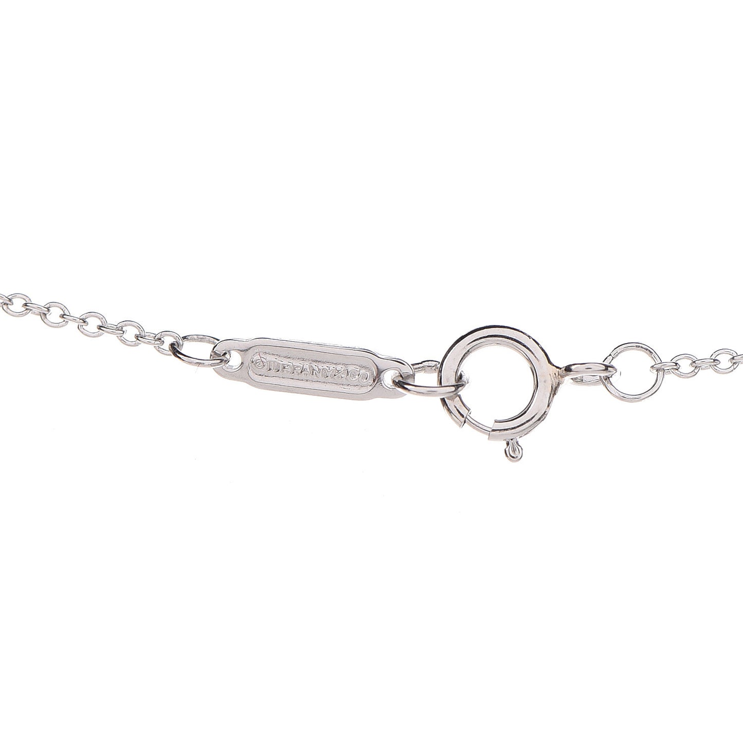 Platinum Diamond Small Cross Pendant Necklace