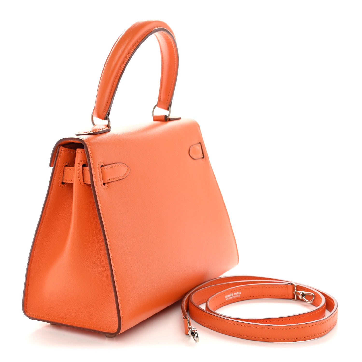 Hermes Gulliver Mini Kelly Sellier 20 Orange 2 of 10