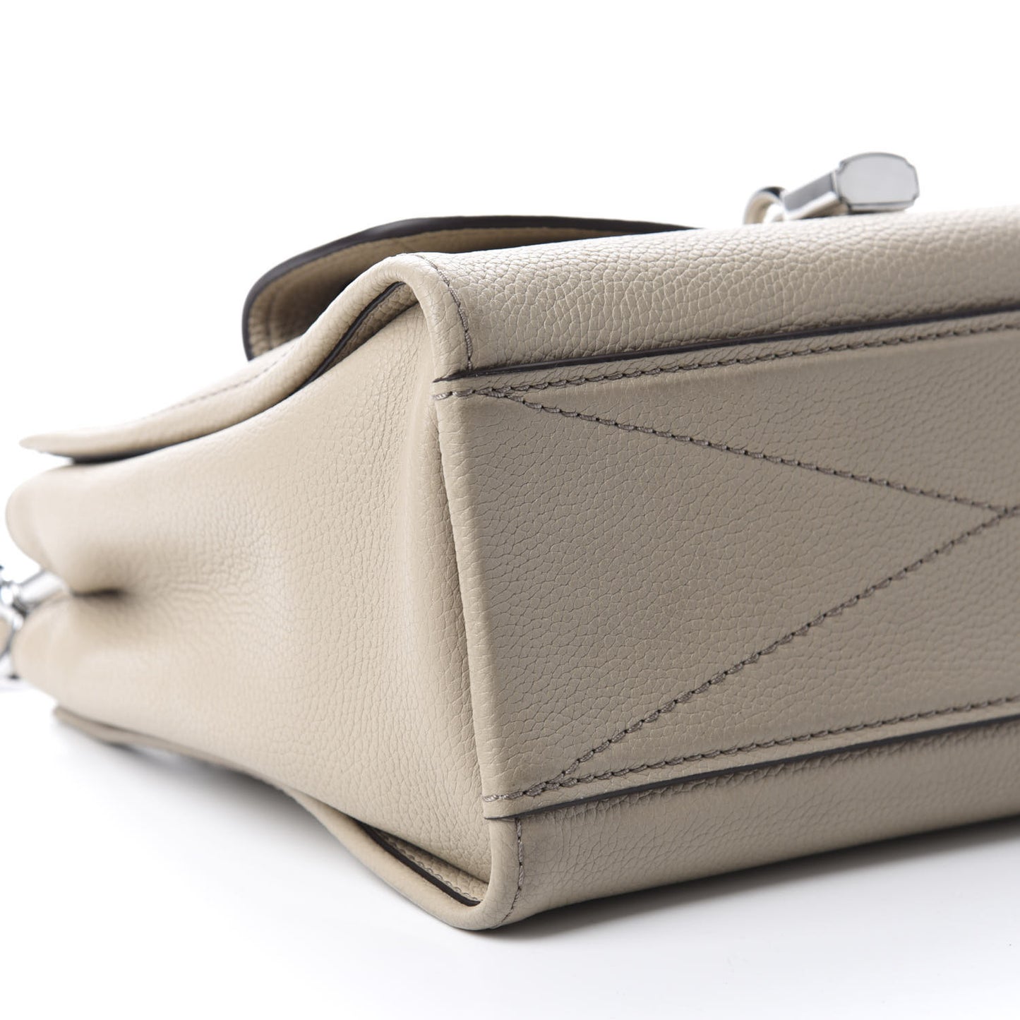 Calfskin Lock That Tote Mink