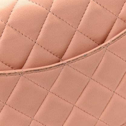 Chanel Lambskin Quilted Mini Rectangular Flap Light Pink 10 of 11