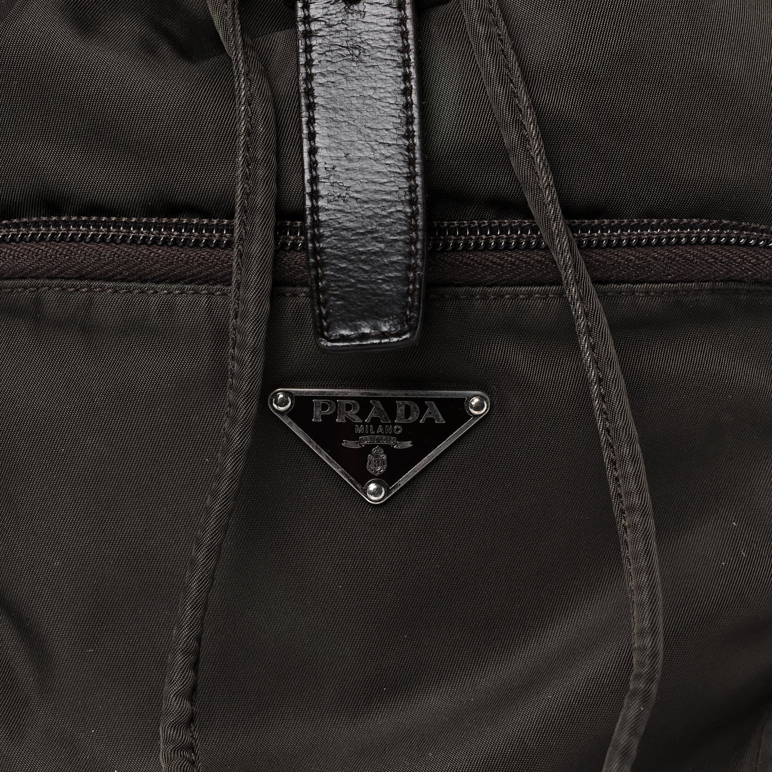 Prada Nylon Vela Medium Backpack Moro 6 of 9
