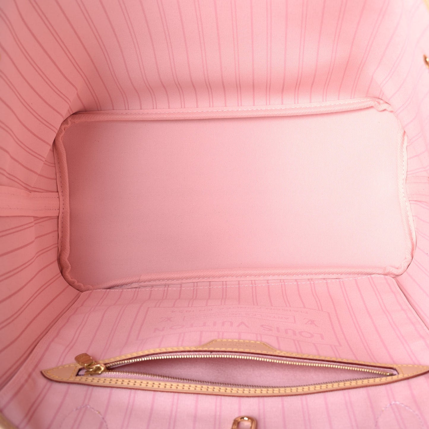 Damier Azur Neo Neverfull MM Rose Ballerine