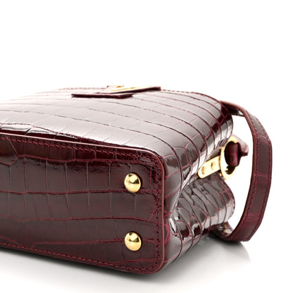 Louis Vuitton Crocodile Mini Capucines Bordeaux 8 of 8