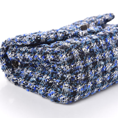 Chanel Tweed Quilted 2.55 Reissue Mini Flap Blue 8 of 10