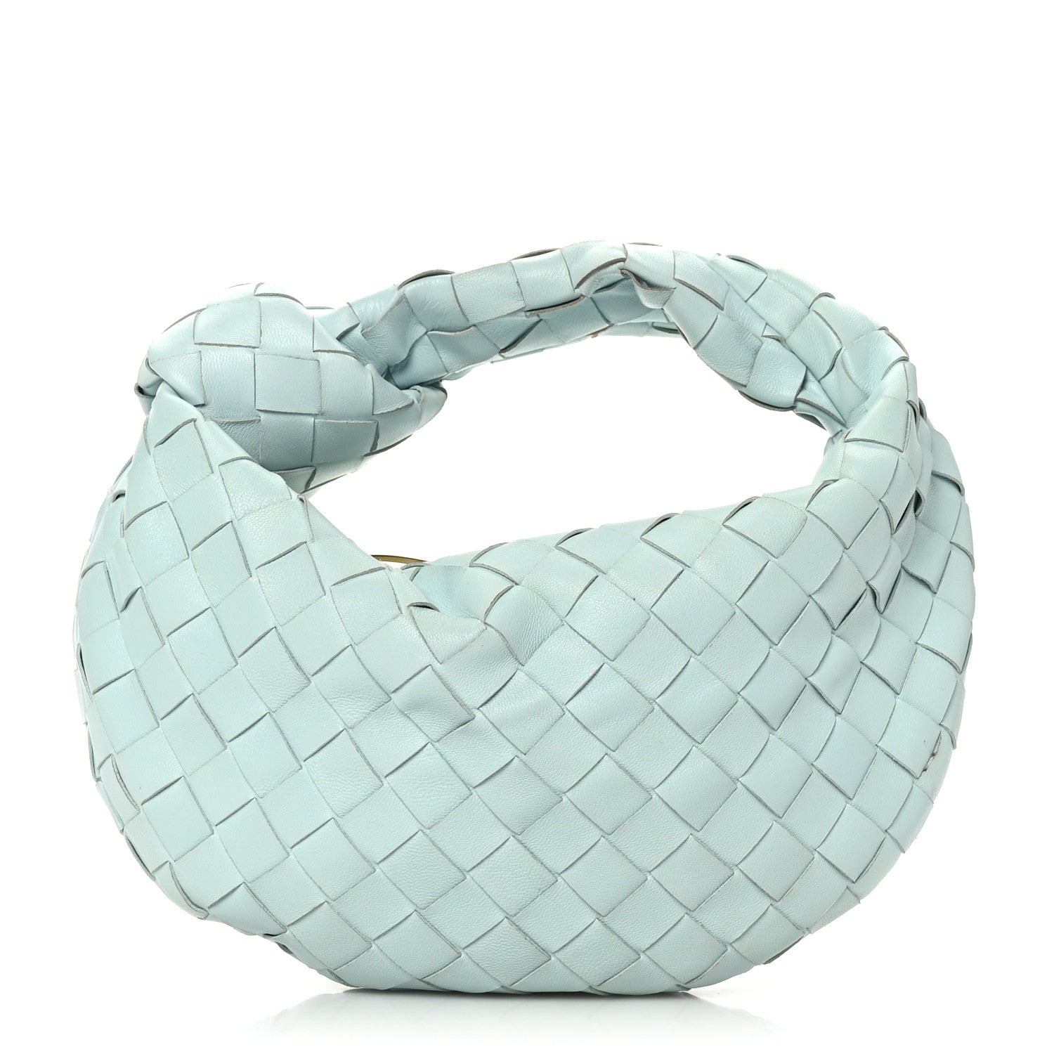 Bottega Veneta Nappa Intrecciato Mini Jodie Teal Washed 1 of 9