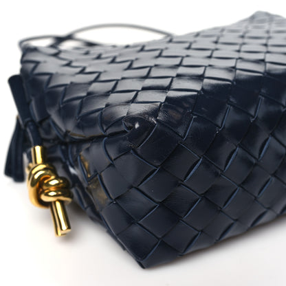 Bottega Veneta Polished Nappa Intrecciato Knot Small Loop Camera Bag Space 8 of 10
