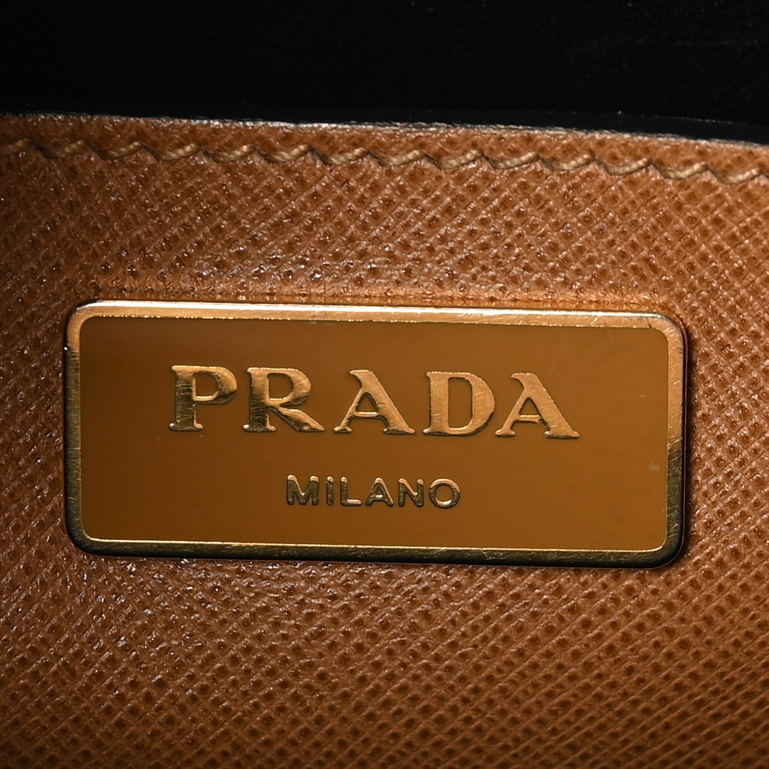 Prada Saffiano Soft Triple Pocket Tote Caramel 5 of 10