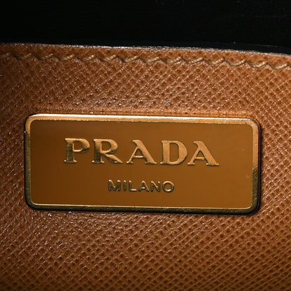Prada Saffiano Soft Triple Pocket Tote Caramel 5 of 10
