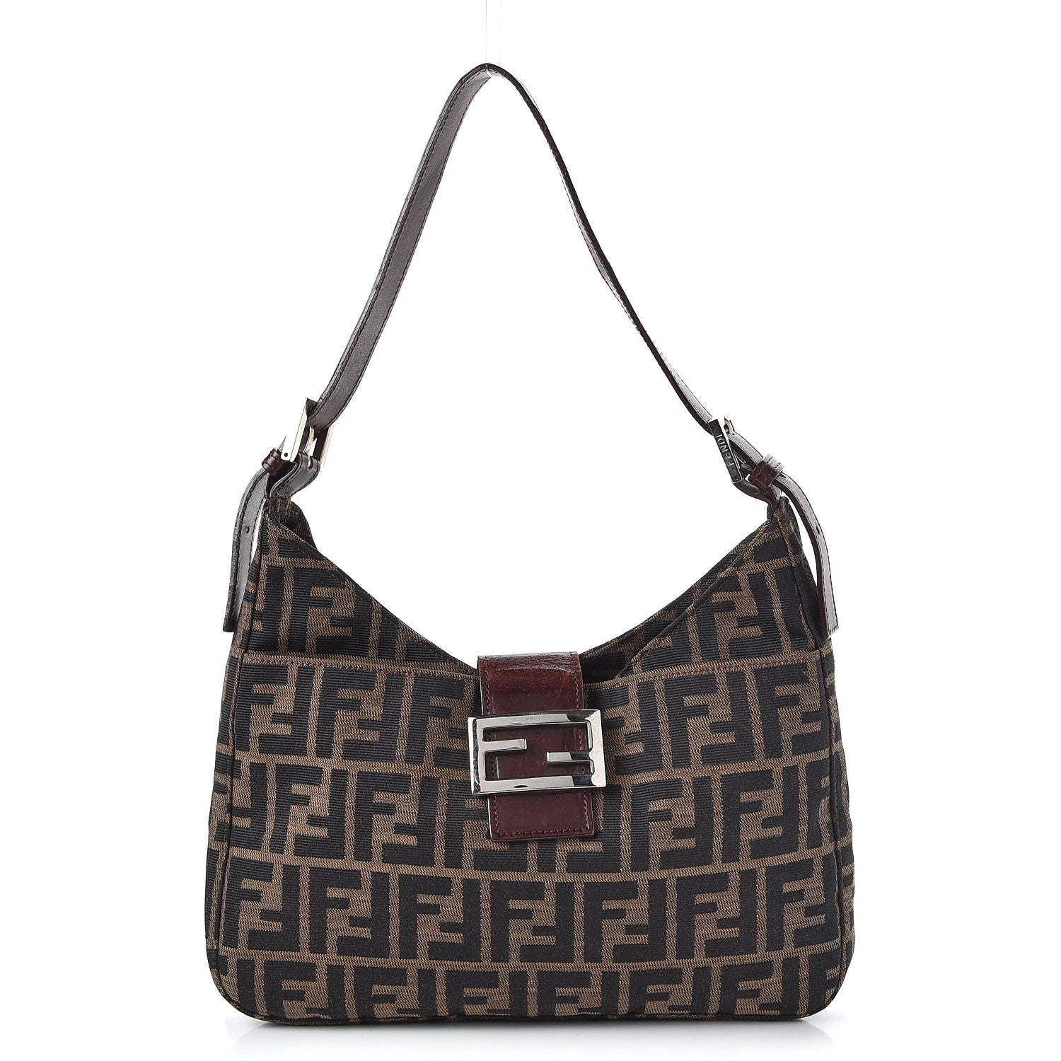 Fendi Zucca Shoulder Bag Tobacco 1 of 9