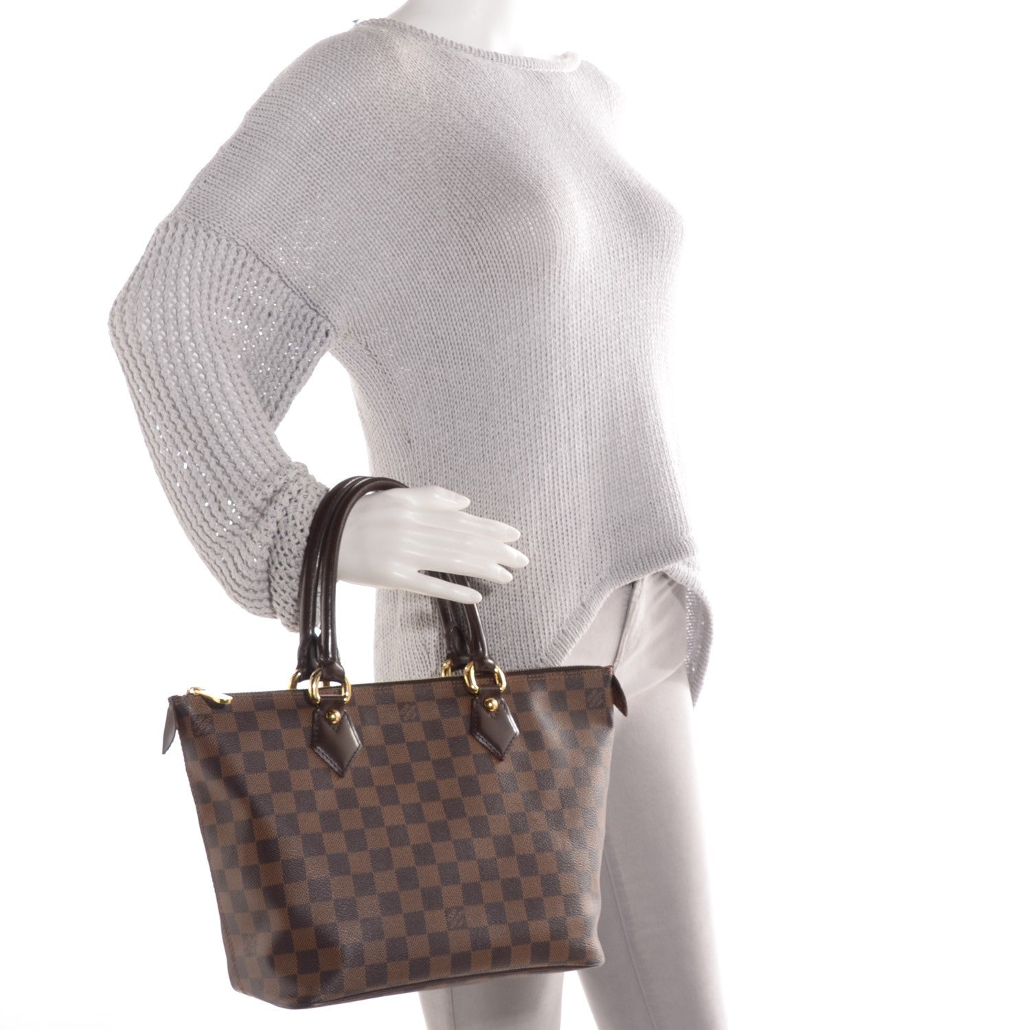 Louis Vuitton Damier Ebene Saleya PM 2 of 7