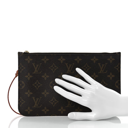 Louis Vuitton Monogram Neverfull MM GM Pochette 2 of 11