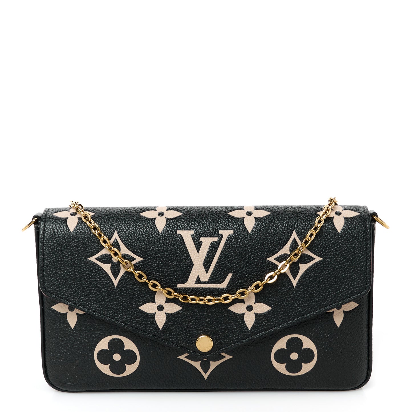 Empreinte Monogram Giant Felicie Pochette Black Beige