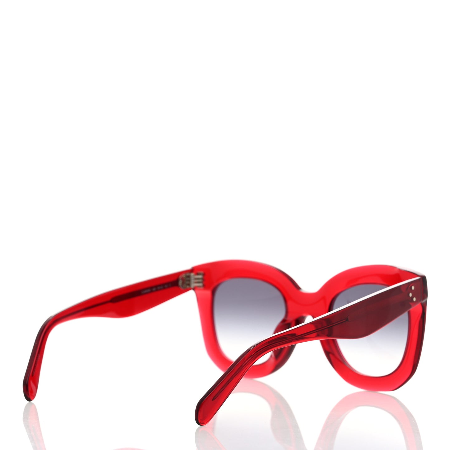Oversized Round Sunglasses CL4005FN Red