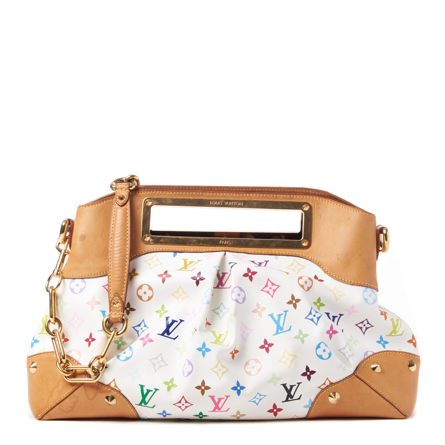 Louis Vuitton Monogram Multicolor Judy GM White 1 of 8