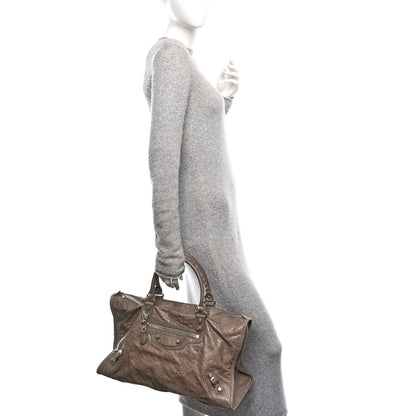 Balenciaga Agneau Giant 12 Silver Hardware Work Gris Poivre 2 of 15