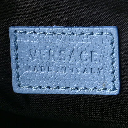 Versace Calfskin Small Signature Bag Light Blue 6 of 9