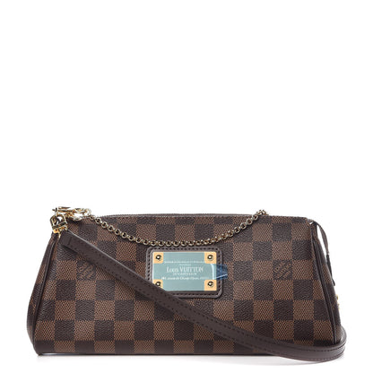 Louis Vuitton Damier Ebene Eva Clutch 1 of 8
