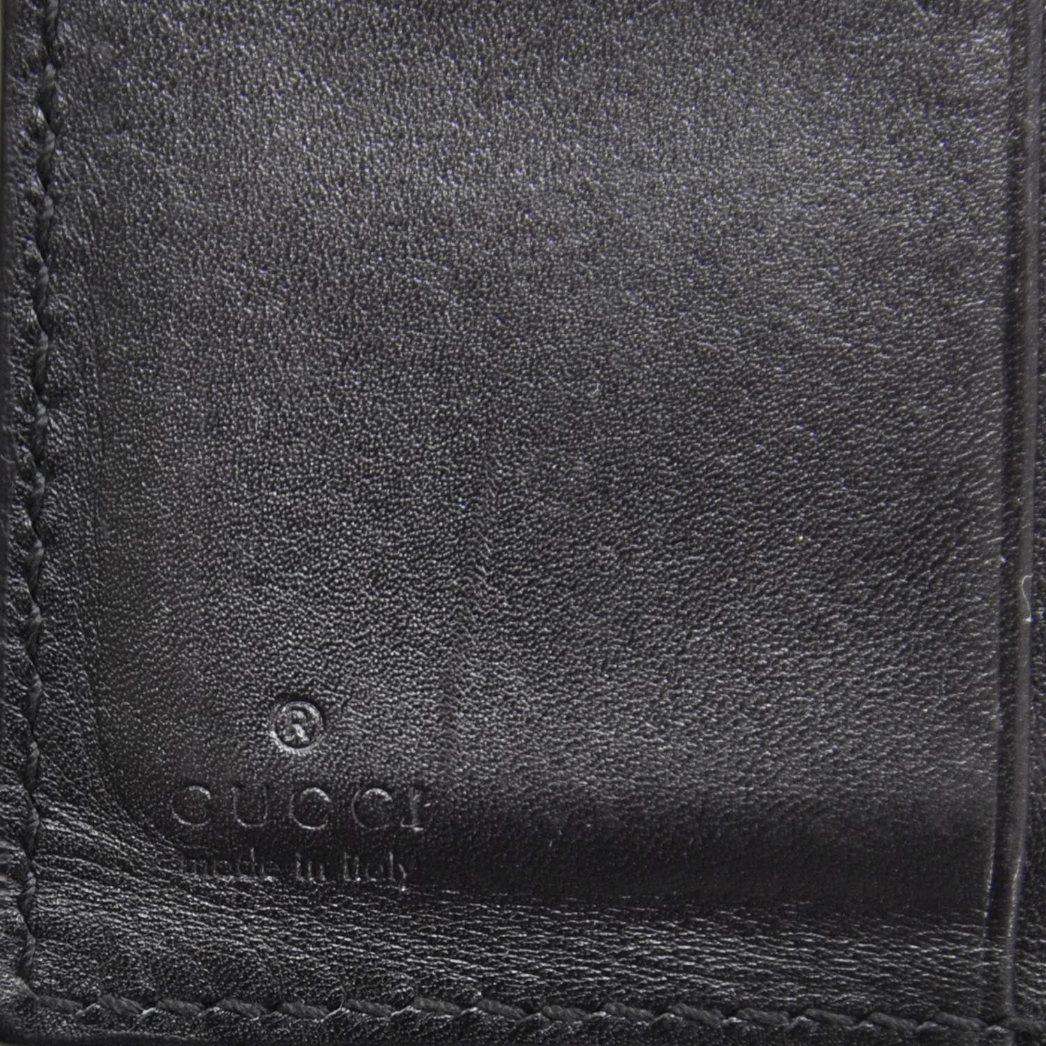 Gucci Guccissima Travel Case Wallet Black 7 of 8