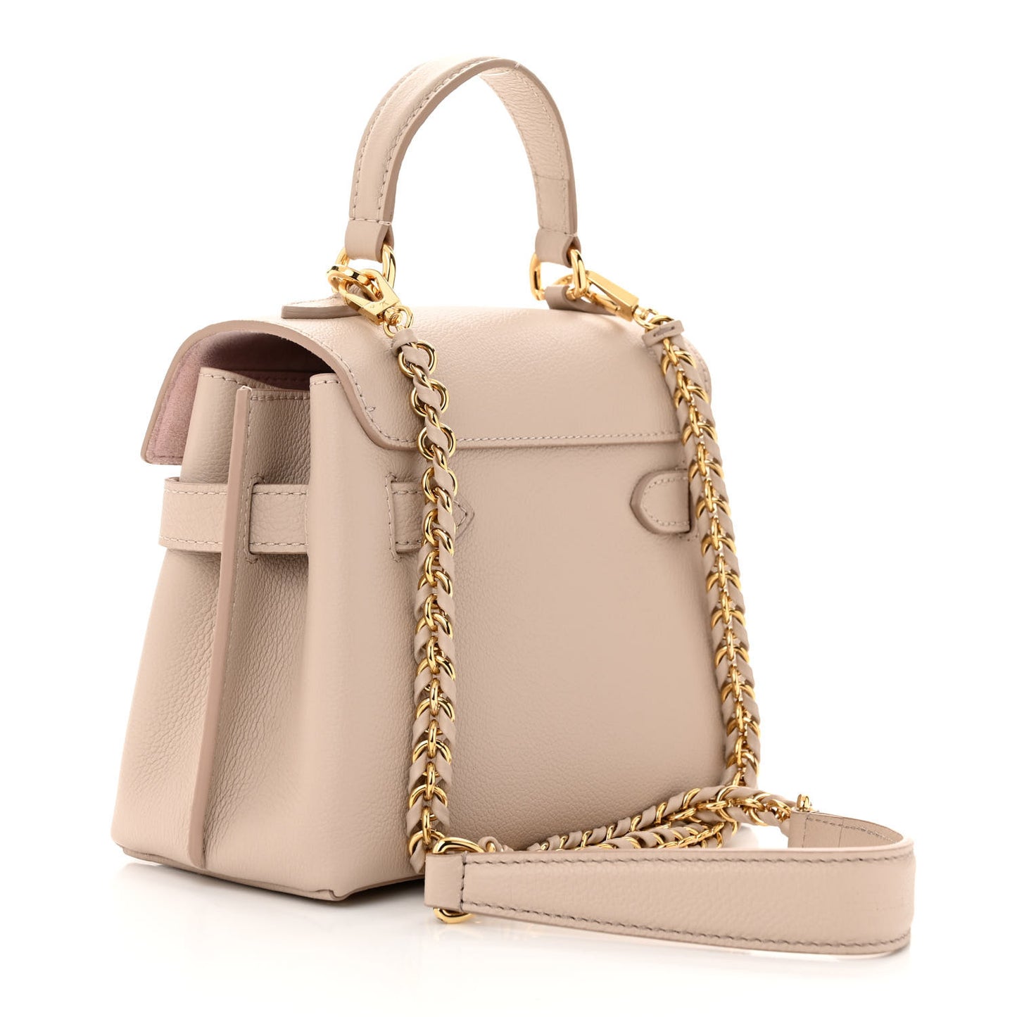 Soft Calfskin Mini Lockme Ever Greige