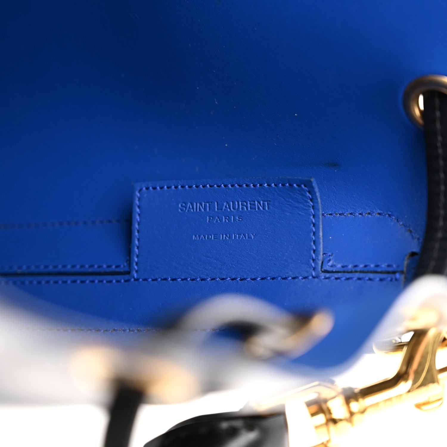 Saint Laurent Calfskin Medium Emmanuelle Bucket Bag Black 6 of 13