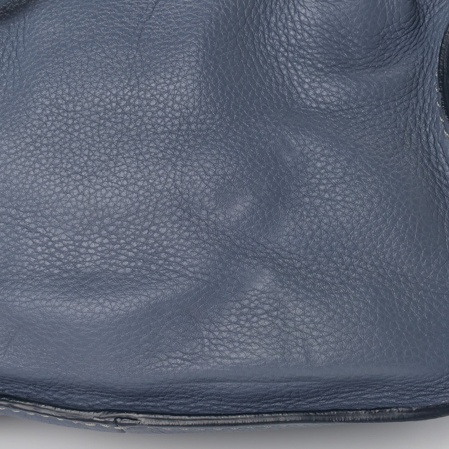 Calfskin Baby Marcie Satchel Street Blue