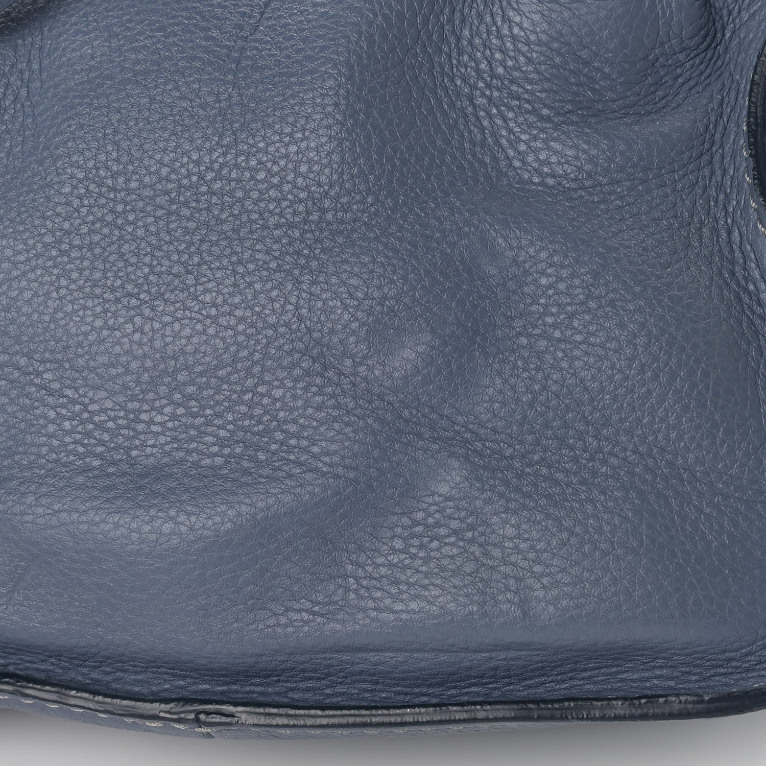 Chloe Calfskin Baby Marcie Satchel Street Blue 7 of 11