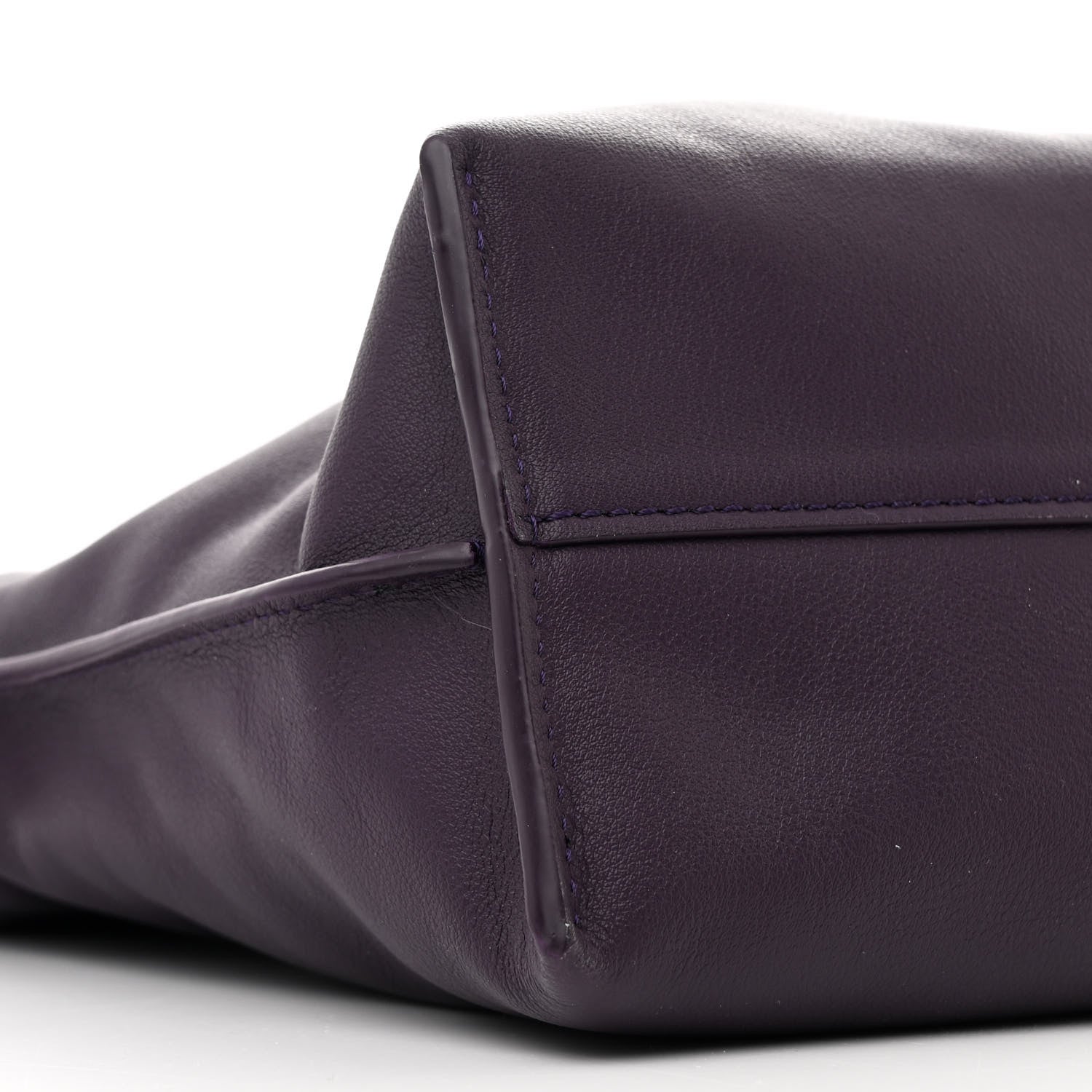 Loewe Nappa Flamenco Knot Clutch With Chain Purple 9 of 11