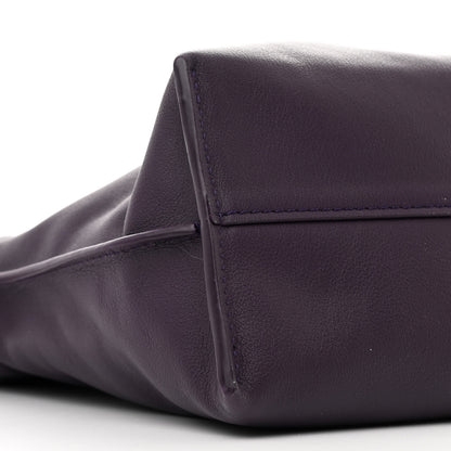 Loewe Nappa Flamenco Knot Clutch With Chain Purple 9 of 11