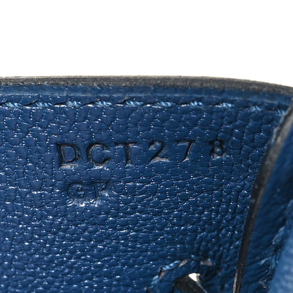 Hermes Epsom Birkin 30 Deep Blue 7 of 13