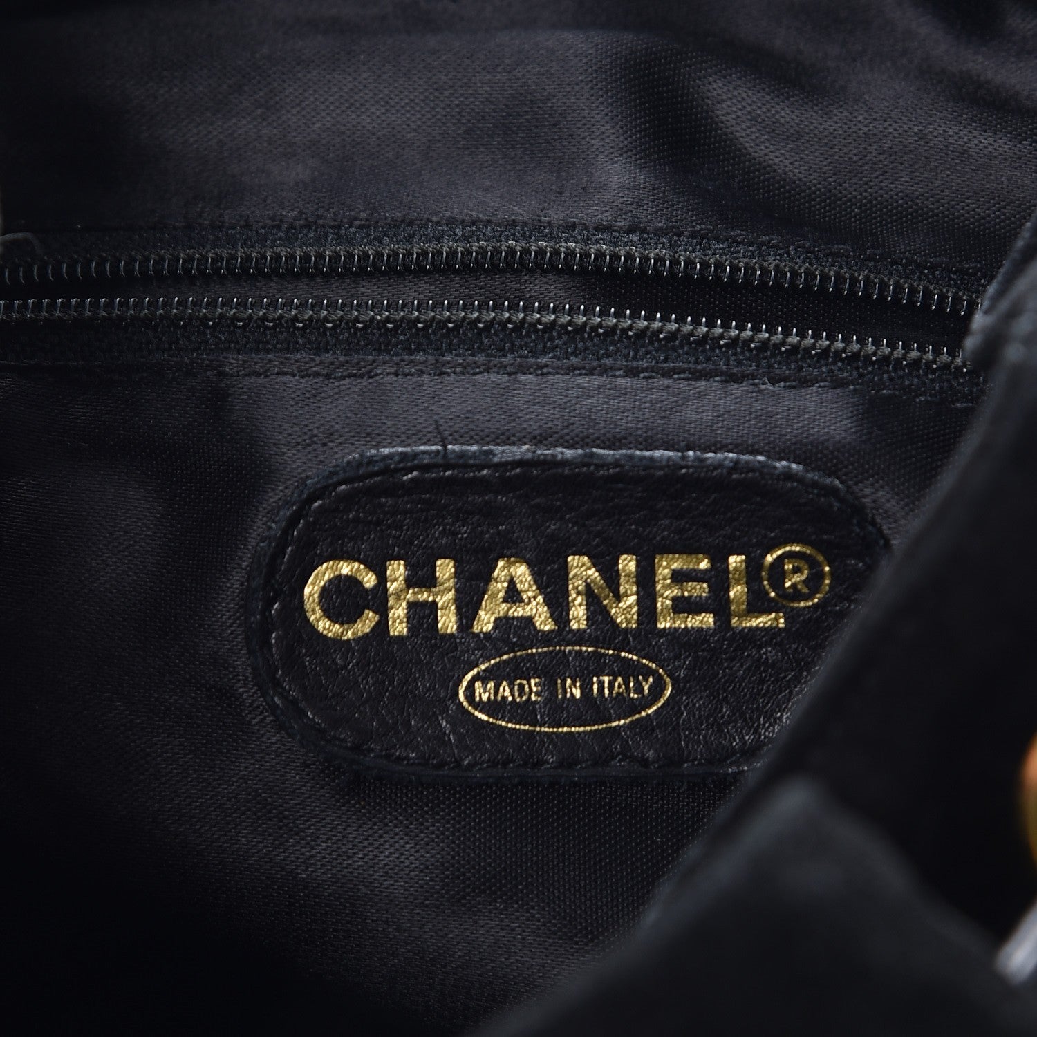 Chanel Suede CC Drawstring Backpack Black 6 of 10