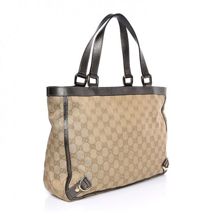Gucci Monogram Medium Abbey Tote Metallic 3 of 12