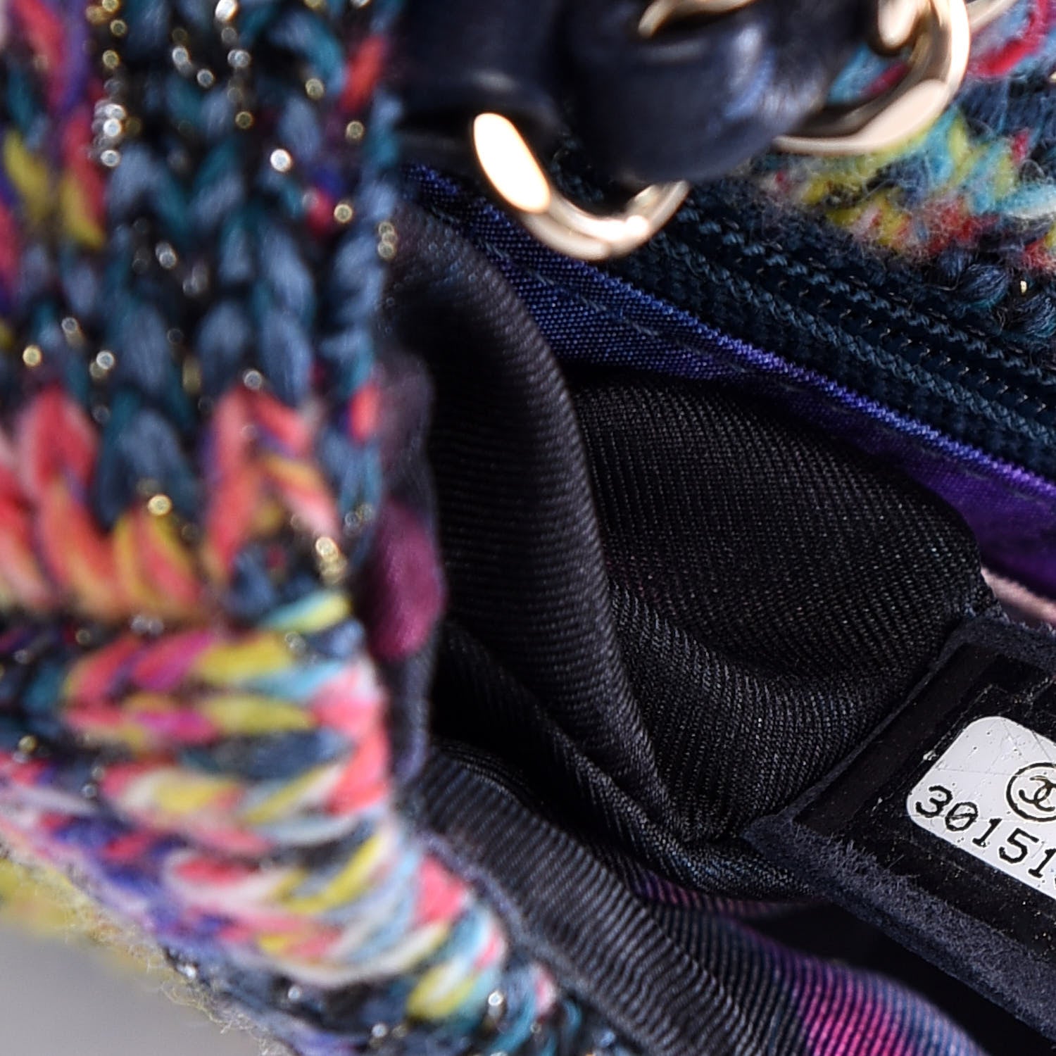 Chanel Knit Mini Rectangular Flap Multicolor 7 of 10