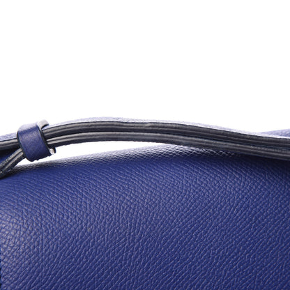 Celine Grained Calfskin Medium Trotteur Indigo 8 of 9