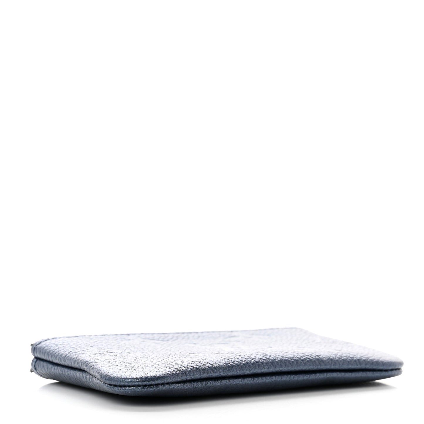 Metallic Empreinte Monogram Giant Key Pouch Navy Nacre