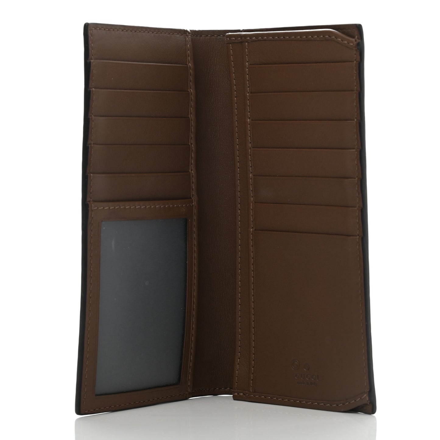 Microguccissima Bi-Fold Organizer Wallet Acero