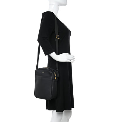 Tom Ford Grained Calfskin Small Buckley Messenger Black 2 of 9